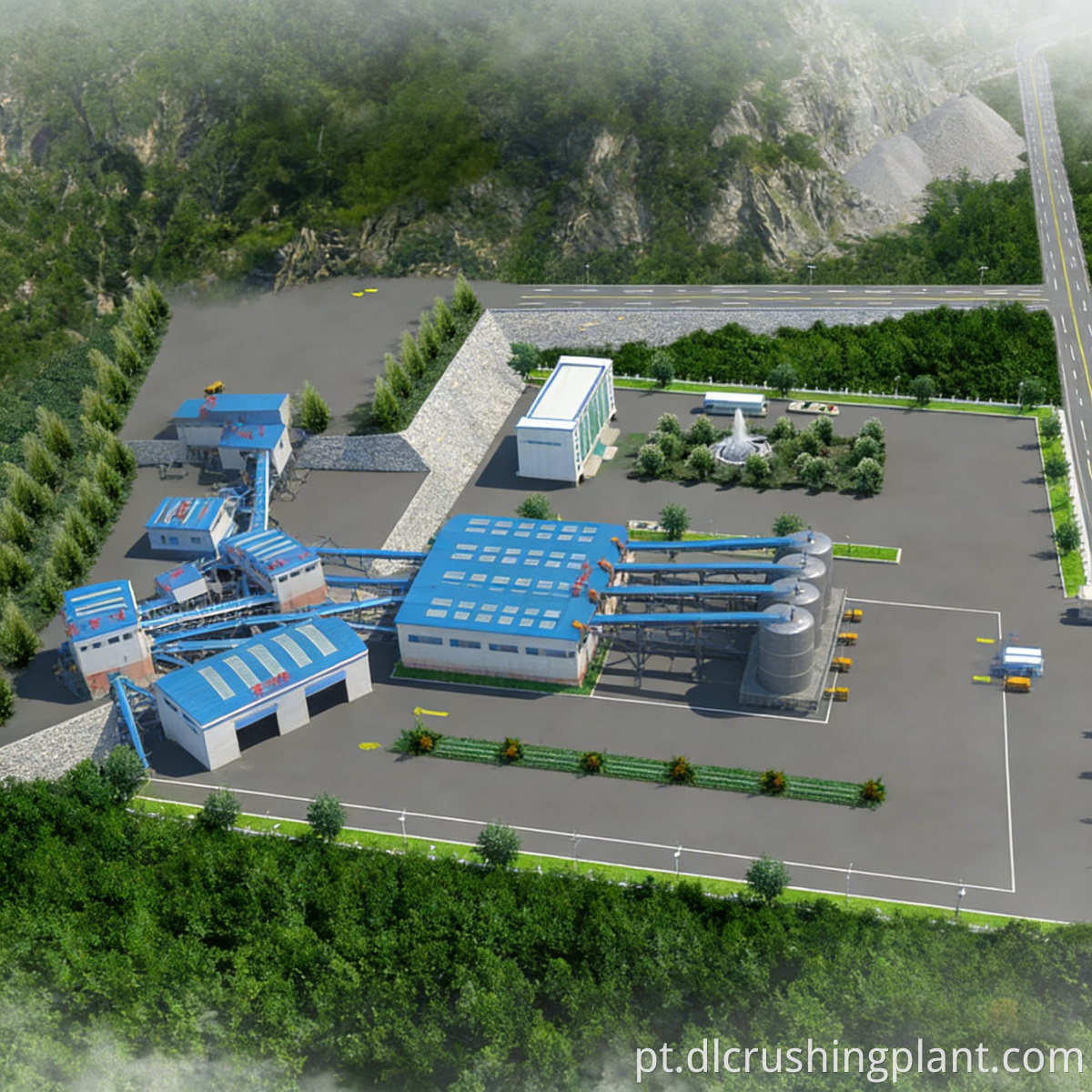 330ª Linha de britagem de pedra de produção estável 330th Stable-Output Stone Crushing Line